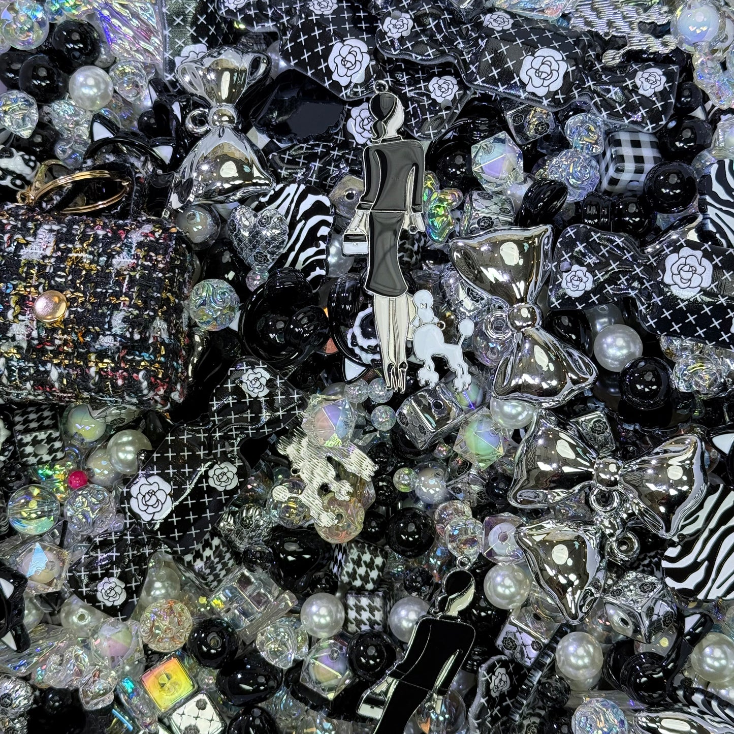 【YUMI OZ CUP 】Coco Lady: Prelude in Pearl Acrylic Beads-B6