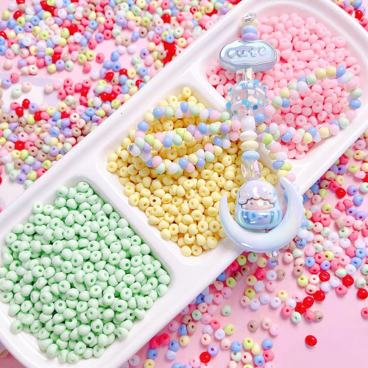【Charm Game】Twinkle Dots Spacer Beads