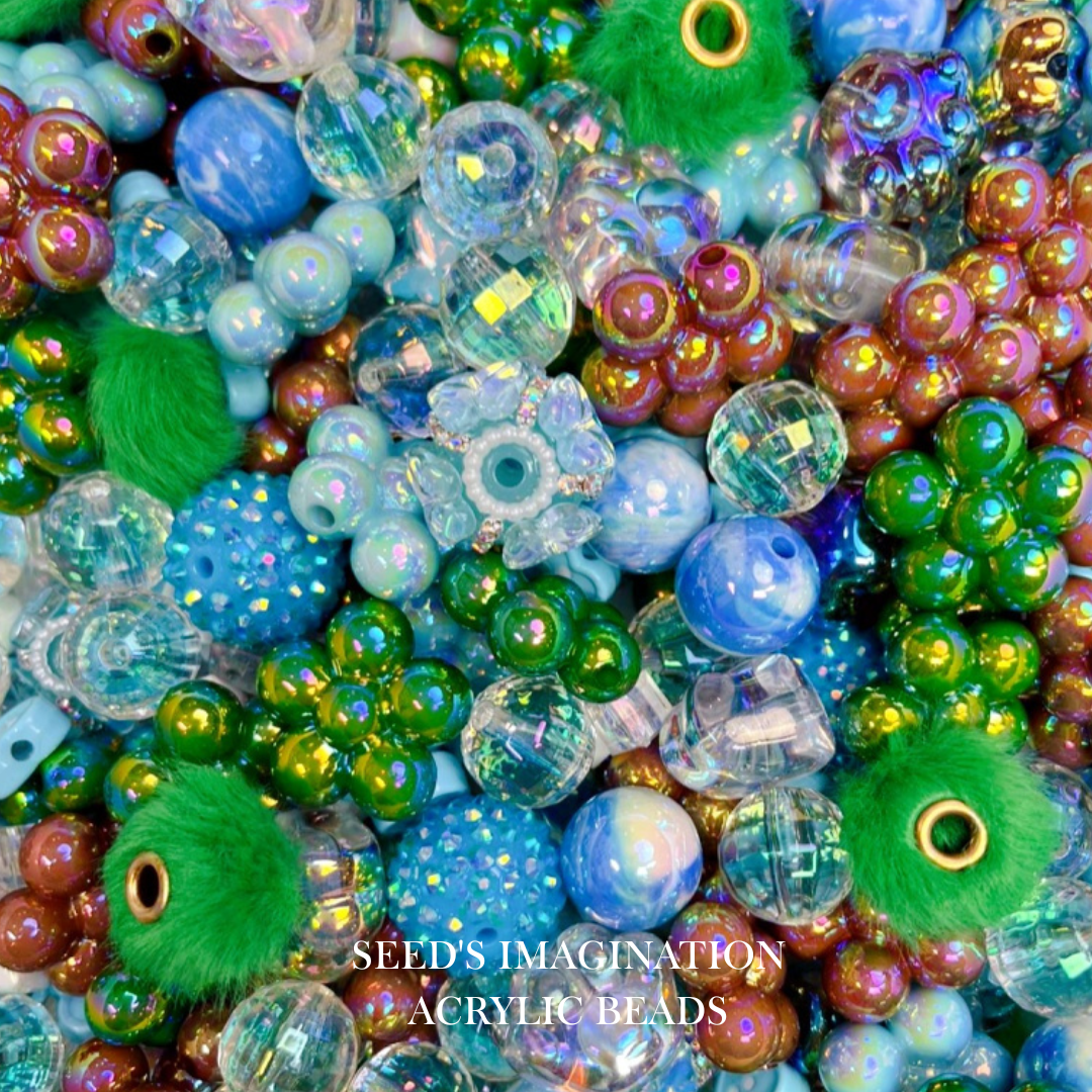 【YUMI OZ CUP 】Seed's Imagination Acrylic Beads-B16