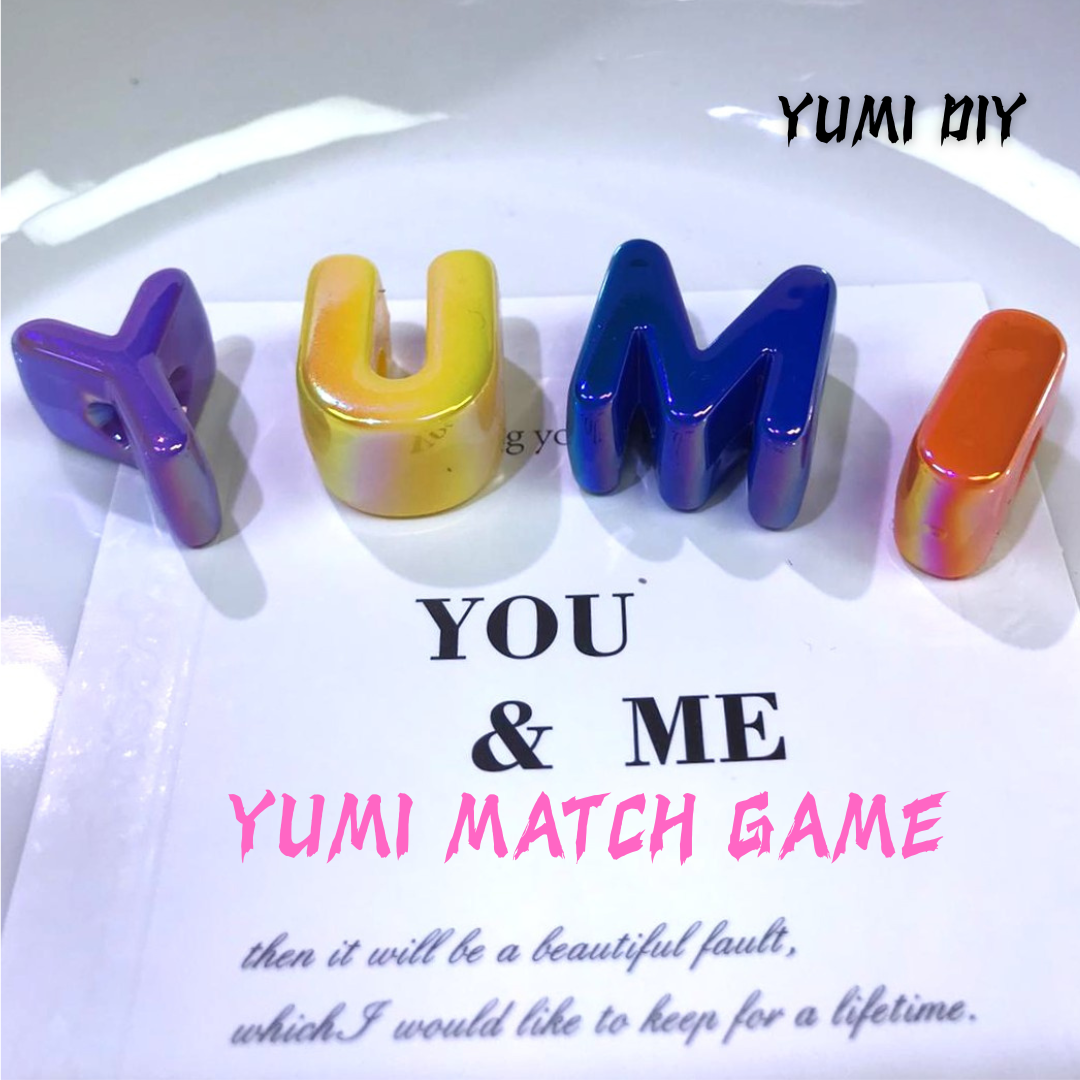 【YUMI Match Game 】Oval Glass Beads Lucky Bags