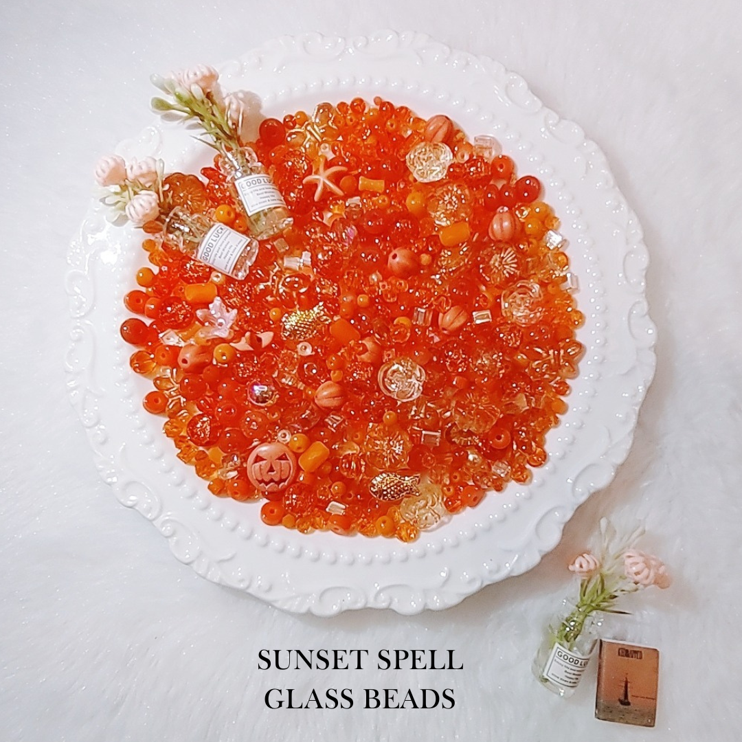 【YUMI OZ CUP 】Sunset Spell Glass Beads-A10