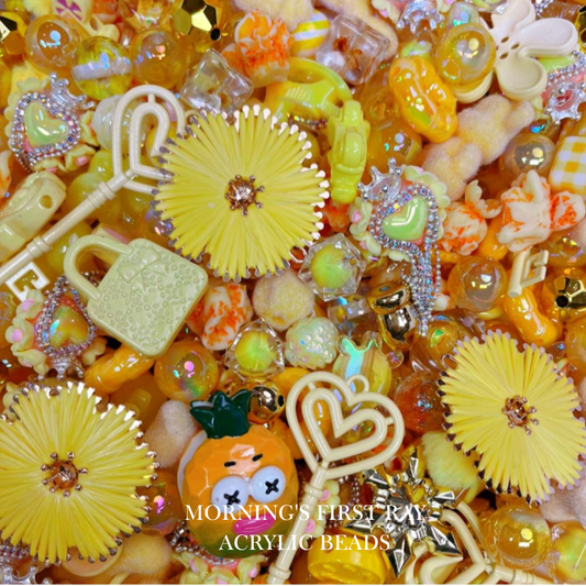 【YUMI OZ CUP 】Morning's First Ray Acrylic Beads-B15
