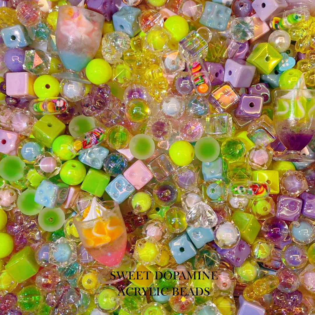 【YUMI OZ CUP 】Sweet Dopamine Acrylic Beads-B11