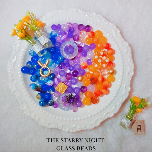 【YUMI OZ CUP 】 The Starry Night Glass Beads-A27