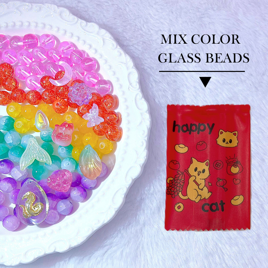 【YUMI Match Game】Mix Color Glass Beads Lucky Bags