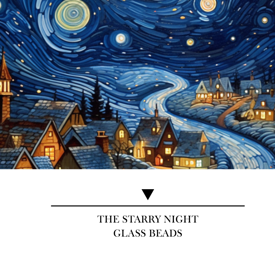 【YUMI OZ CUP 】 The Starry Night Glass Beads-A27
