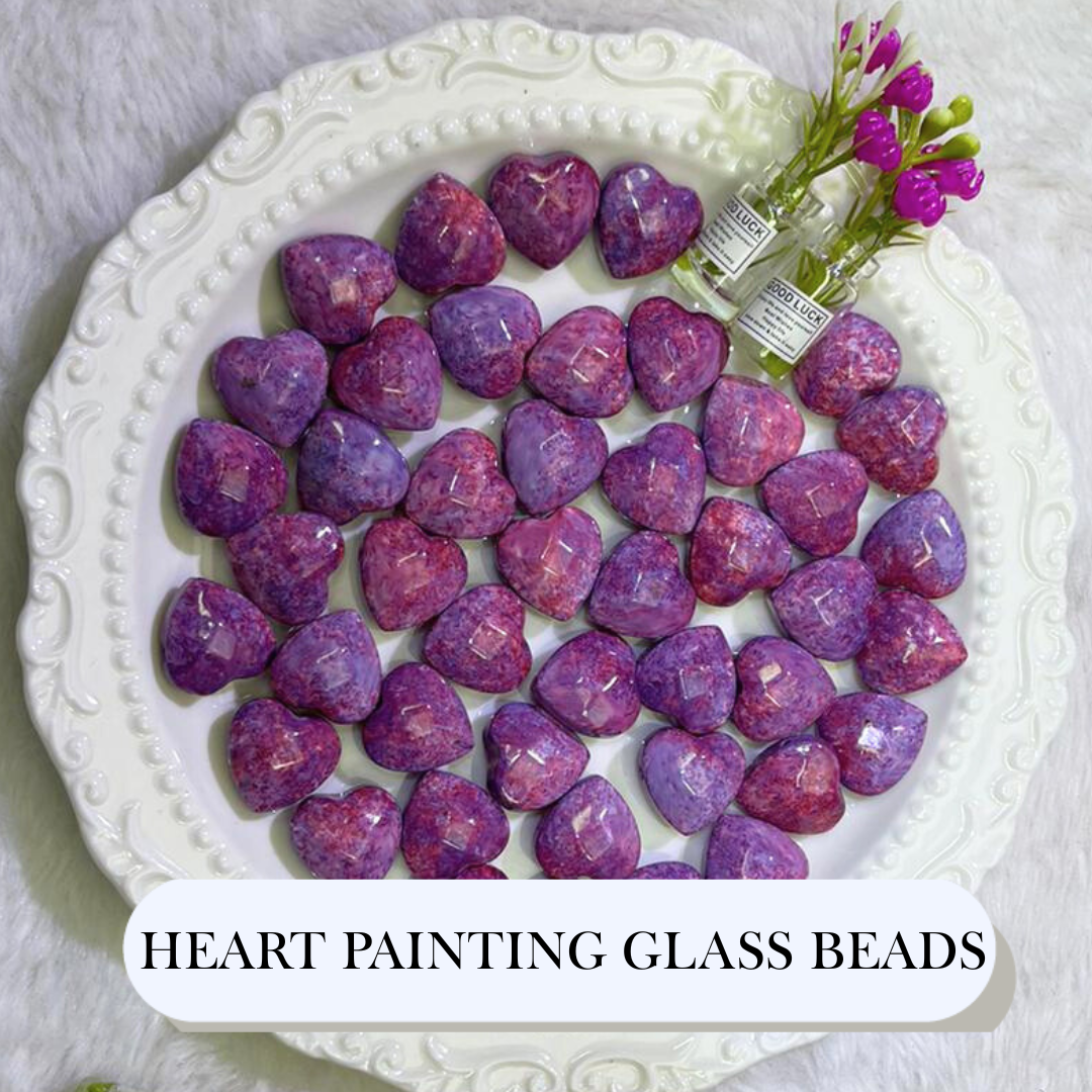 【YUMI-E】Oil Painting Glass Beads-E5
