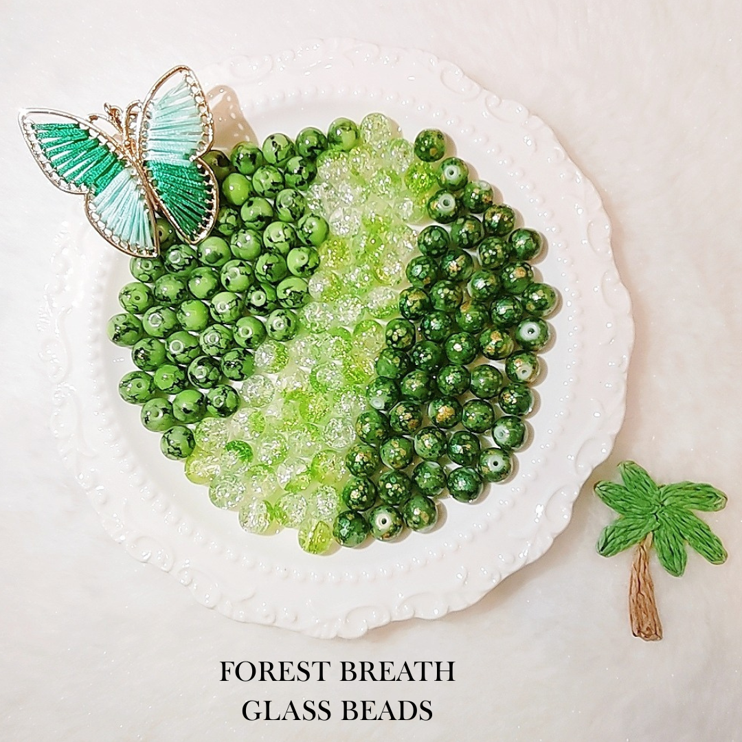 【YUMI OZ CUP 】Forest Breath Glass Beads-A20