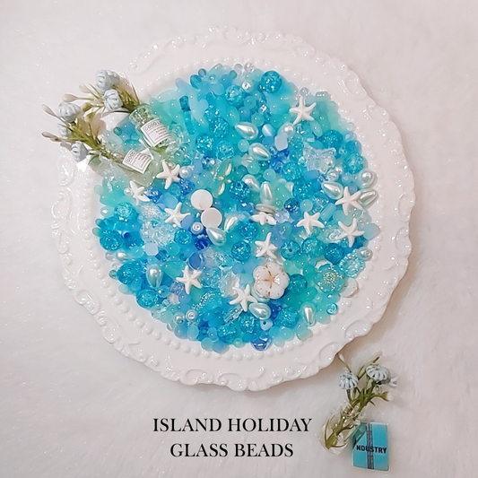 【YUMI OZ CUP 】Island Holiday Glass Beads-A13