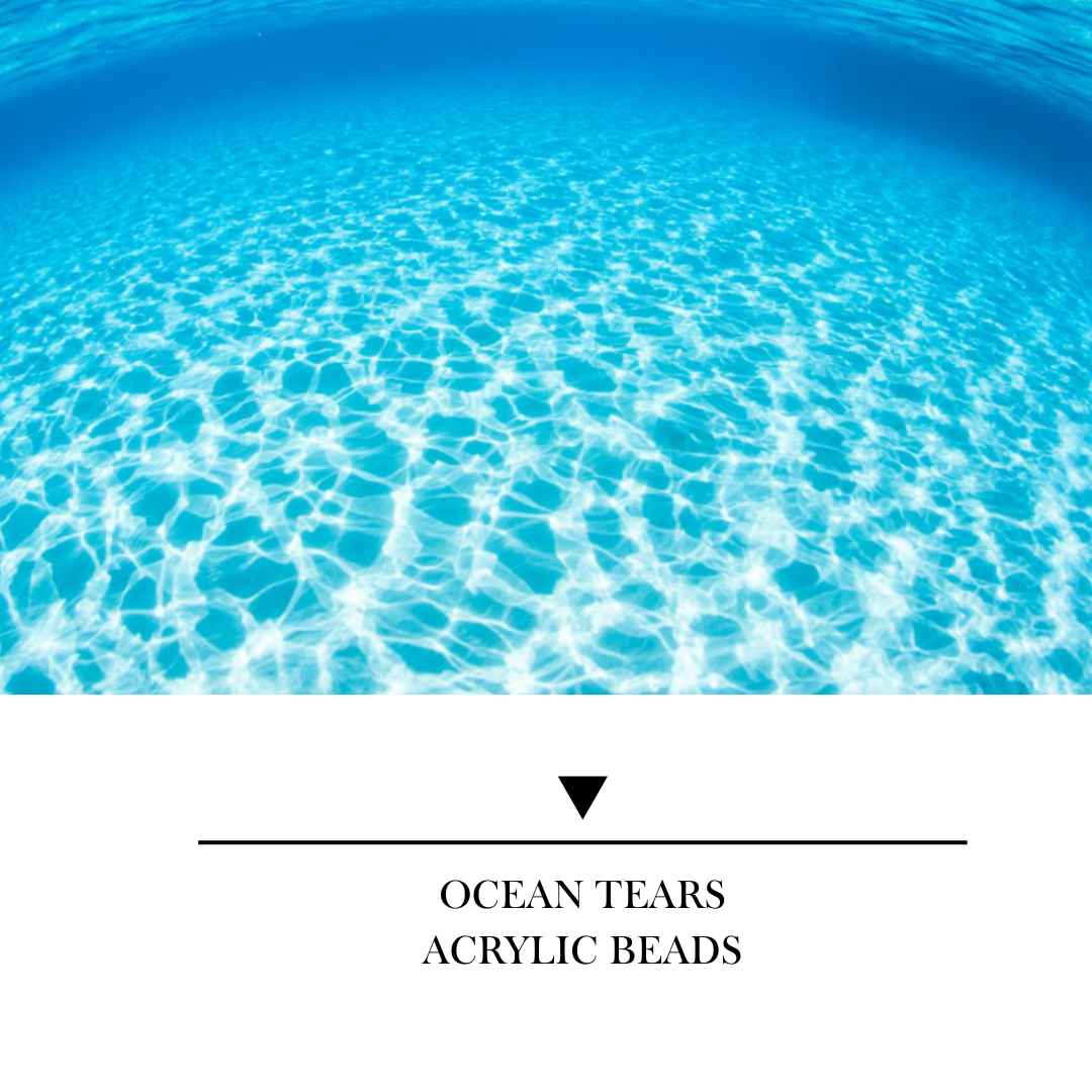 【YUMI OZ CUP 】Ocean Tears Acrylic Beads-B12