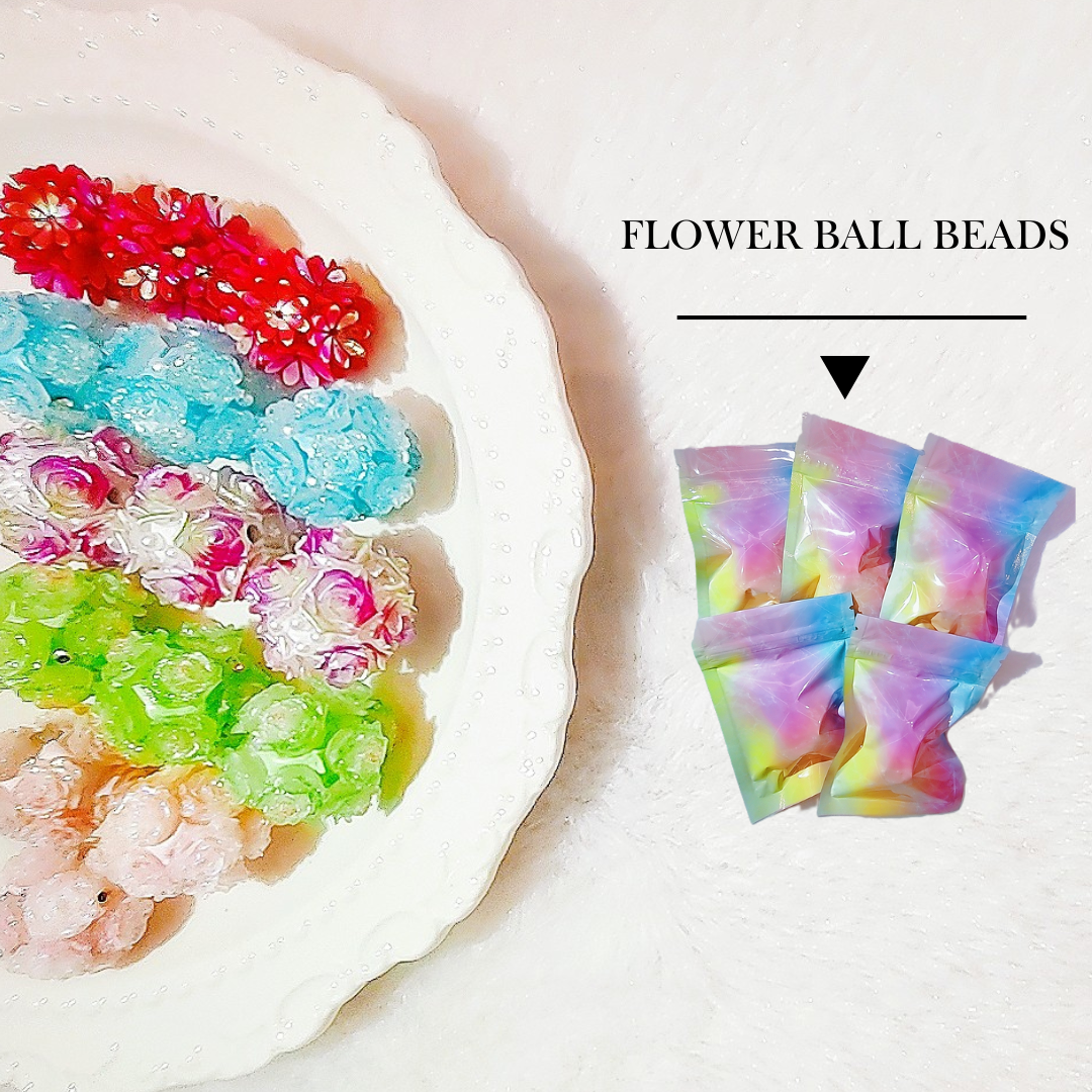 【Charm Magic 】Flower Ball Beads Lucky Bags