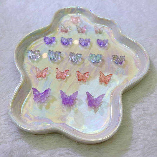【YUMI-E】Dreamy Butterfly Shaped Glass Beads-E2