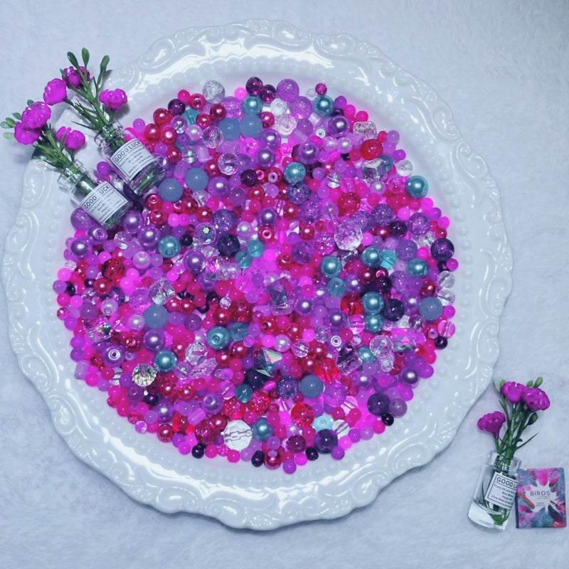 【NEW🔥】【YUMI ML CUP】Midsummer Blush Glass Beads-A32