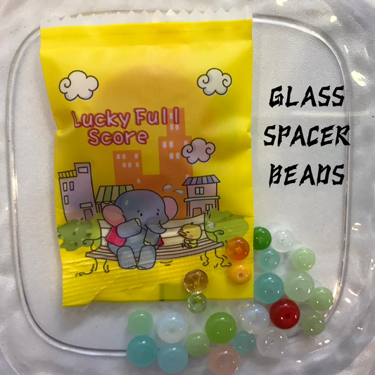 【YUMI Match Game 】Mini Glass Spacer beads Lucky Bags