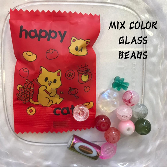 【YUMI Match Game】Mix Color Glass Beads Lucky Bags